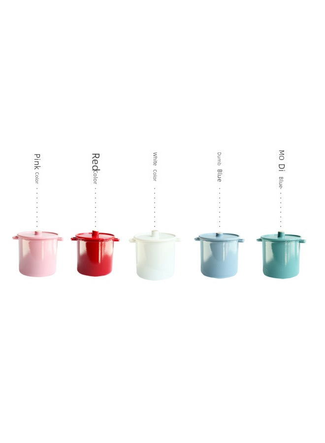 8 Points 12 Points Ob11 Gsc BJD Doll House Mini Simulation Model Food Play Kitchen Miniature High Pot Pan-Color:White High Pot