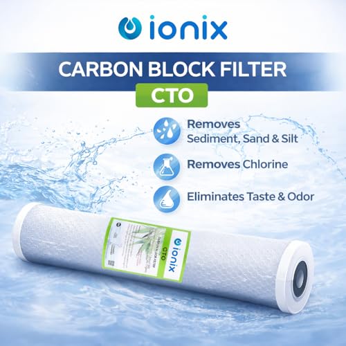 IONIX Water Purifier Service Kit for TDS Tank Filtration System, Dual Filter Setup for Sediment, Scaling & Hard Water Treatment with Jumbo CTO, Spare Bag Filters & Anti-Scaling Balls - Image 5