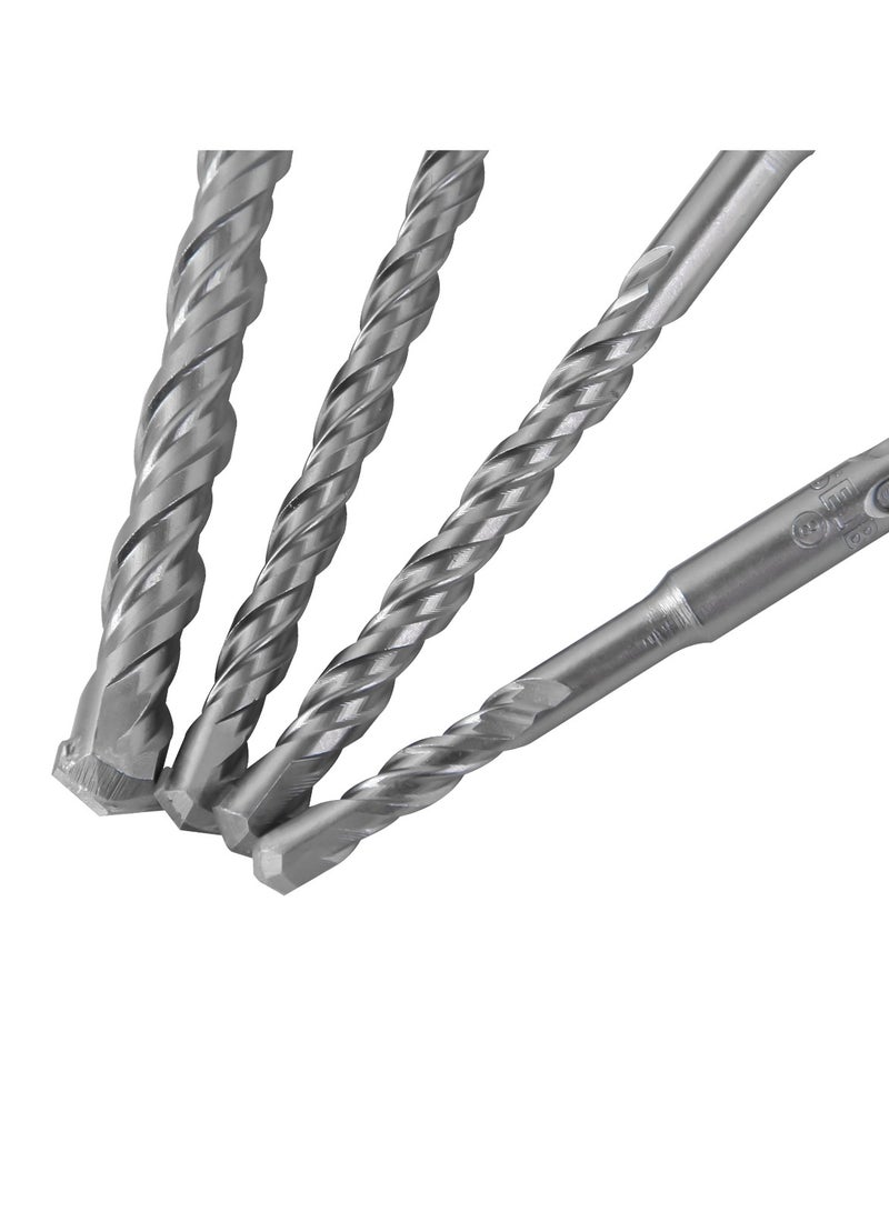 KSEIBI SDS-Plus Drill Bits 6.0x110MM, Rotary Hammer Drill Bit, Concrete Masonry Hole Tool for Brick, Masonry, Stone, Concrete, Marble, Tile, Metal, Plastics, Wood, Drywall and Other Masonry Materials.  - Image 4