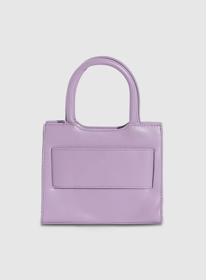 Haute Sauce Buckle Mini Handbag - Lilac