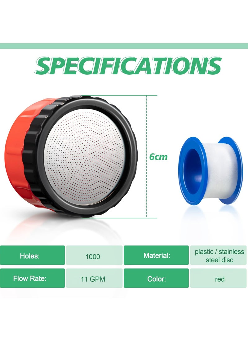 CMGTYYD Garden Hose Nozzle, Watering Nozzle for Garden/Plant/Lawn 11 GPM Flow Rate Plastic Hose Nozzle with PTFE Thread Seal Tape