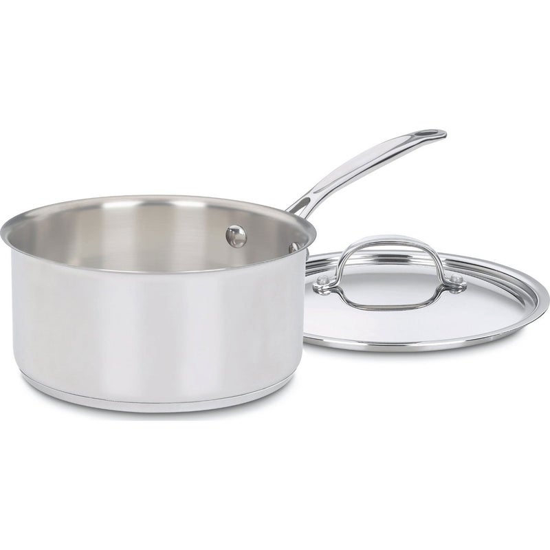 Cuisinart Saucepan wCover ChefsClassic Stainless Steel Cookware Collection 3Quart 719320 - Image 2