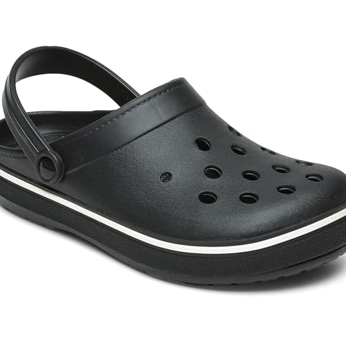 Campus Men's GC-4026 BLACK Clogs - 9UK/India GC-4026 - Image 4