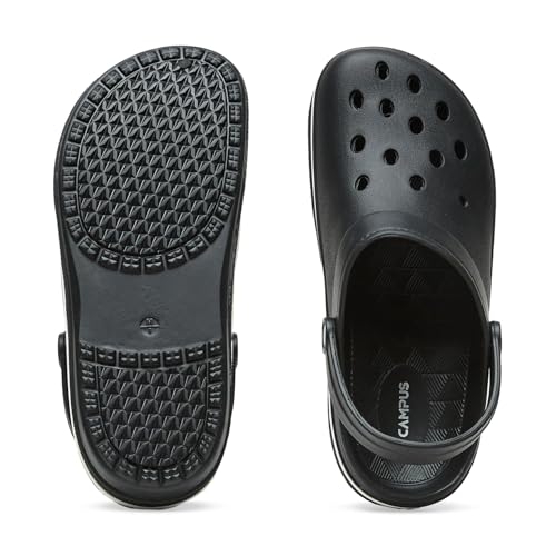 Campus Men's GC-4026 BLACK Clogs - 9UK/India GC-4026 - Image 5
