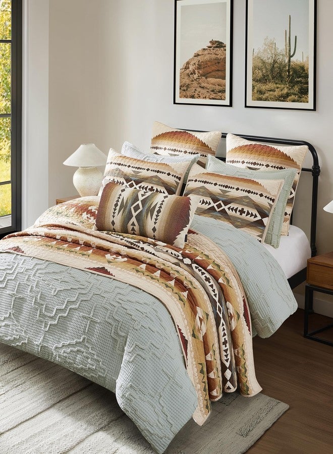 Pendleton Solstice Canyon Euro Decorative Pillow - 26" x 26" Woven Cotton in Sandshell, Removable Cover, Plush Insert Included - Luxurious, Nature-Inspired Accent Pillow for Any Room Decor - Image 2