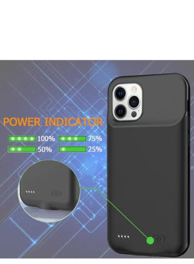 GULFLINK Wireless Protective Charging Case Cover For iPhone 15 Pro 5000mah Black - Image 5