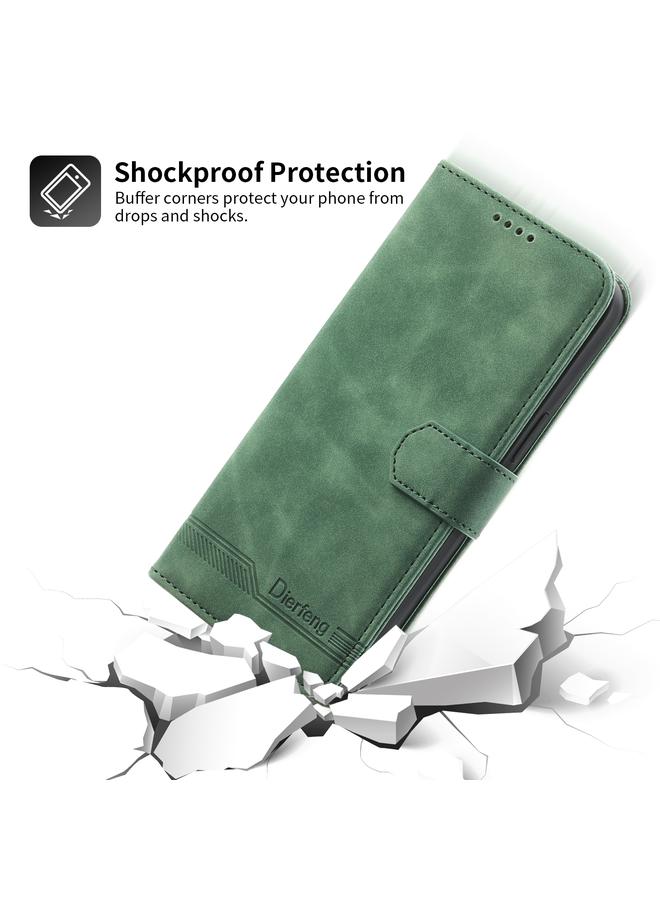 S-TOP Case For Samsung Galaxy A22 4G Dierfeng Dream Line TPU + PU Leather Phone Case - Image 5