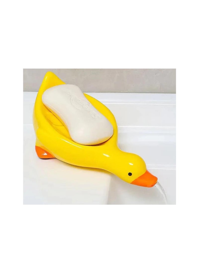 Generic - 1 Piece Draining Soap Box Cartoon Soap Dish Sink Soap Holder Container Portable Soap Dishes Plastic Bathroom Products Accessories - Image 1