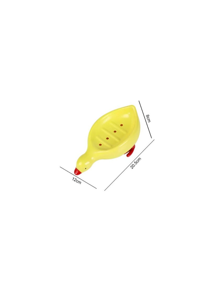 Generic - 1 Piece Draining Soap Box Cartoon Soap Dish Sink Soap Holder Container Portable Soap Dishes Plastic Bathroom Products Accessories - Image 1