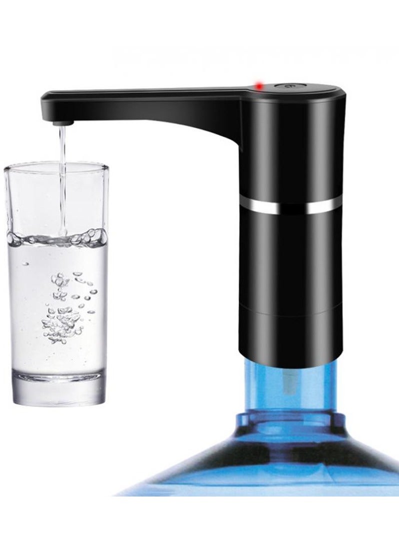 JIHAM Electric water bottle pump, usb charging automatic drinking water dispenser, 30 days battery life, portable water bottle switch for universal 2-5 gallon bottle, for home, office, travel, camping - Image 1
