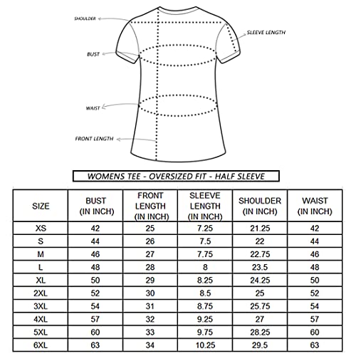 Bewakoof Women's Being Savage Graphic Printed Oversized Cotton T-Shirt Oversized Fit, Round Neck, Half Sleeves_589866_Blue_XL - Image 3