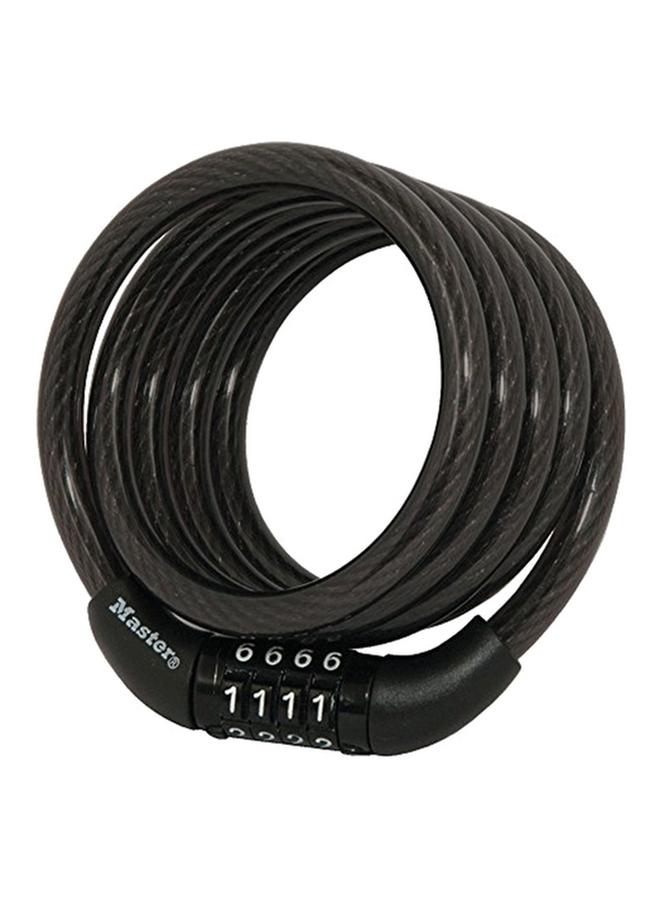 Master Lock Bicycle Combination Lock Black 4 x 5/6ft - Image 2