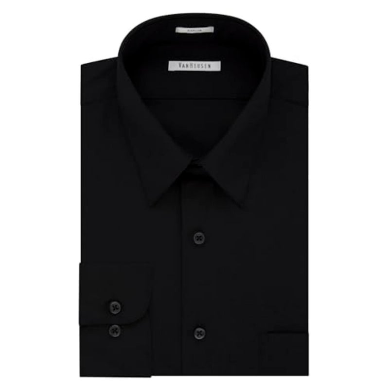 Men's TALL FIT Dress Shirts Poplin Big and Tall - Image 3