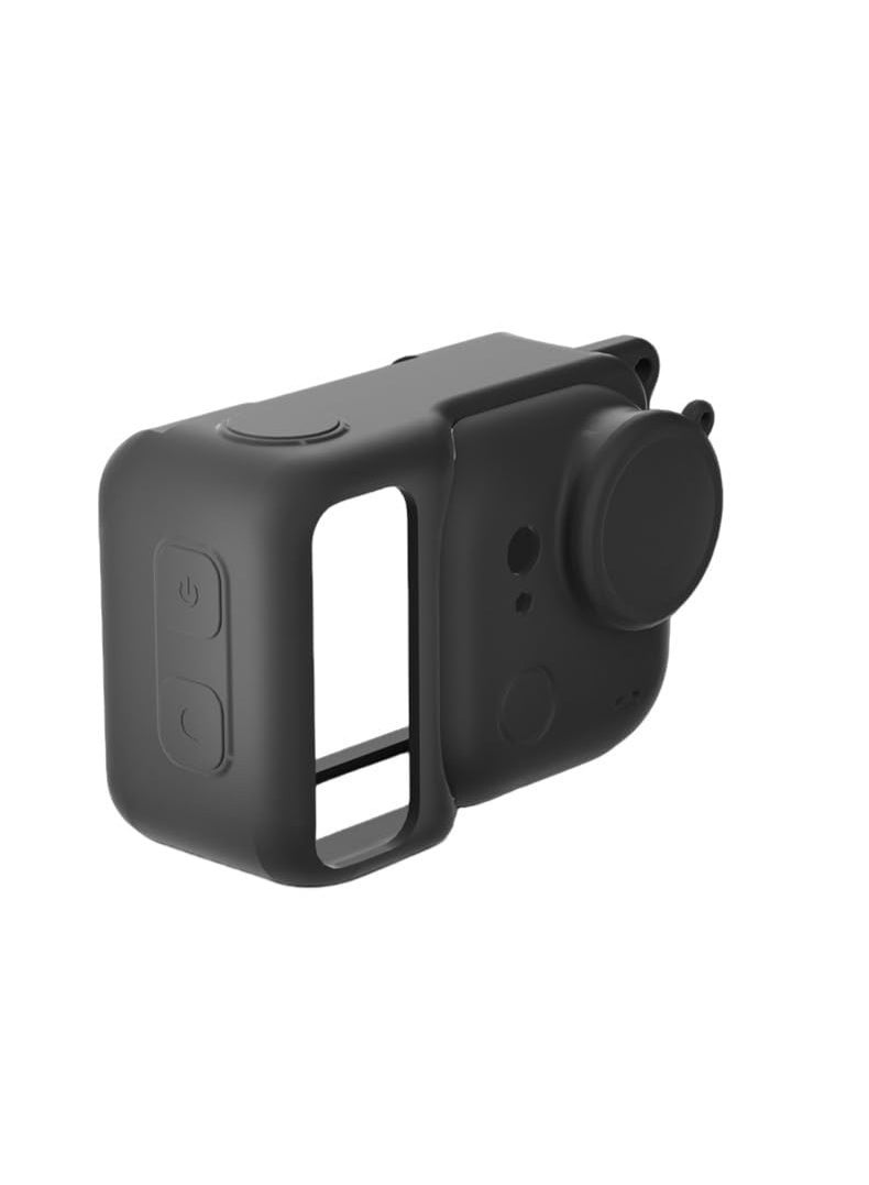 Silicone Case for Insta360 GO Ultra, Shockproof u0026 Protection Body Cover Protective Lens Cover Action Camera All-Around Camera Protection Accessories (Black) - Image 3