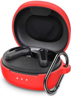 FTRONGRT FTRONGRT Silicone Case for Anker Soundcore Life P2 Mini Case, Shockproof, Carry Case Compatible with Anker Soundcore Life P2 Mini Bluetooth Earbud Red 