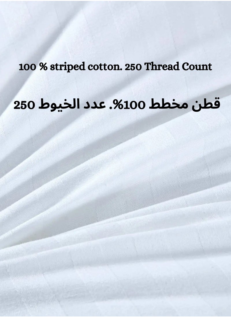 Luxury Hotel Pillow | 1500 Gram | 100% Striped Cotton | 70 x 50 | Hotel Collection Bed Pillows Set of 2 - Microfiber Cloud Hotel Pillow - pzsku/Z67121473B2597AE57023Z/45/_/1736939603/5ae4a2fe-9c11-450f-8af8-ea90ae8a4031