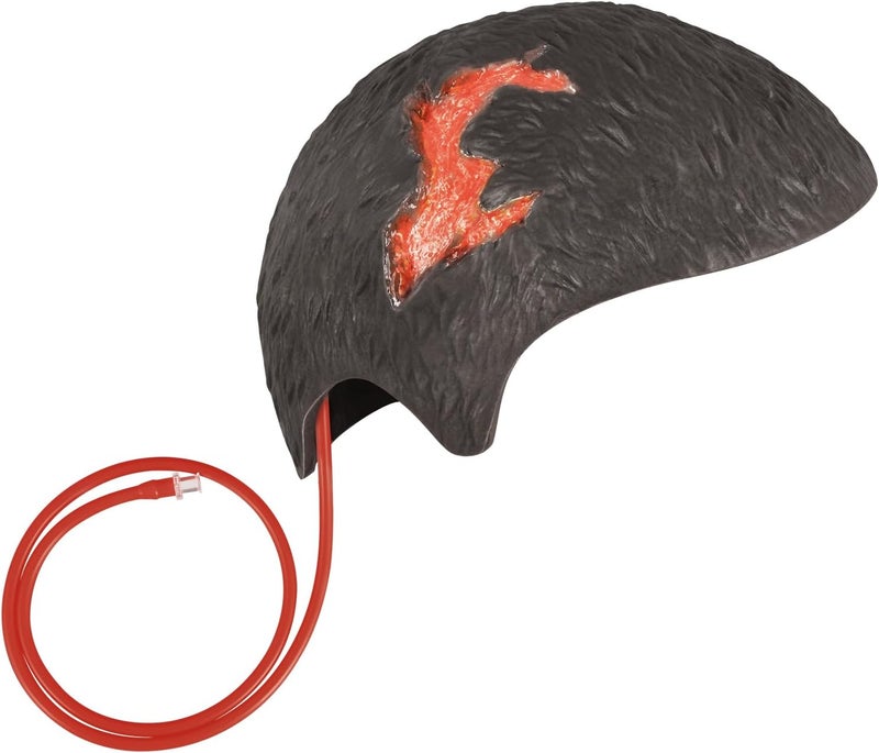 MedEduQuest Wearable Head Wound Simulator Kit Realistic Bleeding Control Training for Medical Students First AidWound Training and Medical Classes  Black - Image 1