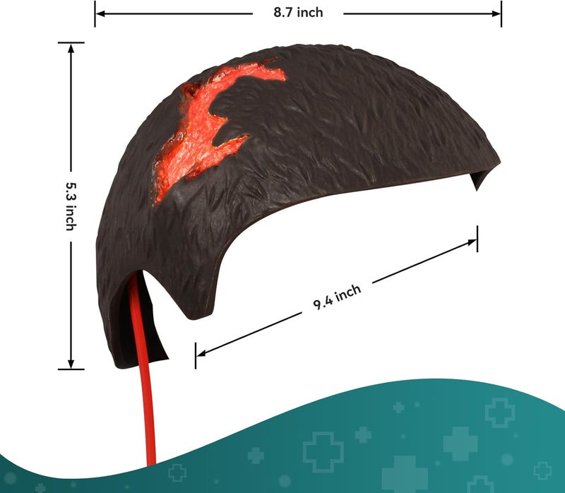 MedEduQuest Wearable Head Wound Simulator Kit Realistic Bleeding Control Training for Medical Students First AidWound Training and Medical Classes  Black - Image 4