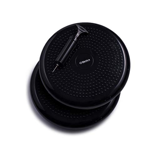 bintiva 2 Pack Wobble Cushion Balance Disc Wiggle Seat Balance Pad for Exercise Physical Therapy Sensory Kids Stability Disc Dog Balance Disc - Image 1
