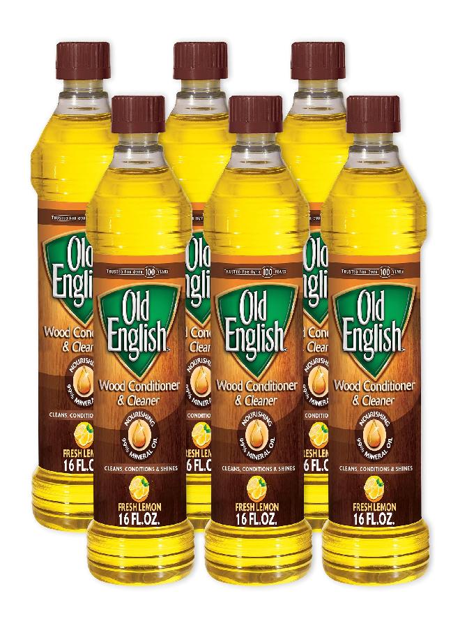 Old English 0-62338-07325-5 Lemon Oil Furniture Polish, 96 fl oz. (Pack of 6) (Packaging Label May Vary) - Image 2