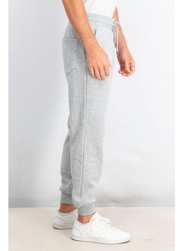TRUE RELIGION Men Graphic Printed Drawstring Jogger Pants, Heather Grey  - Image 4
