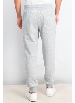 TRUE RELIGION Men Graphic Printed Drawstring Jogger Pants, Heather Grey  - Image 2