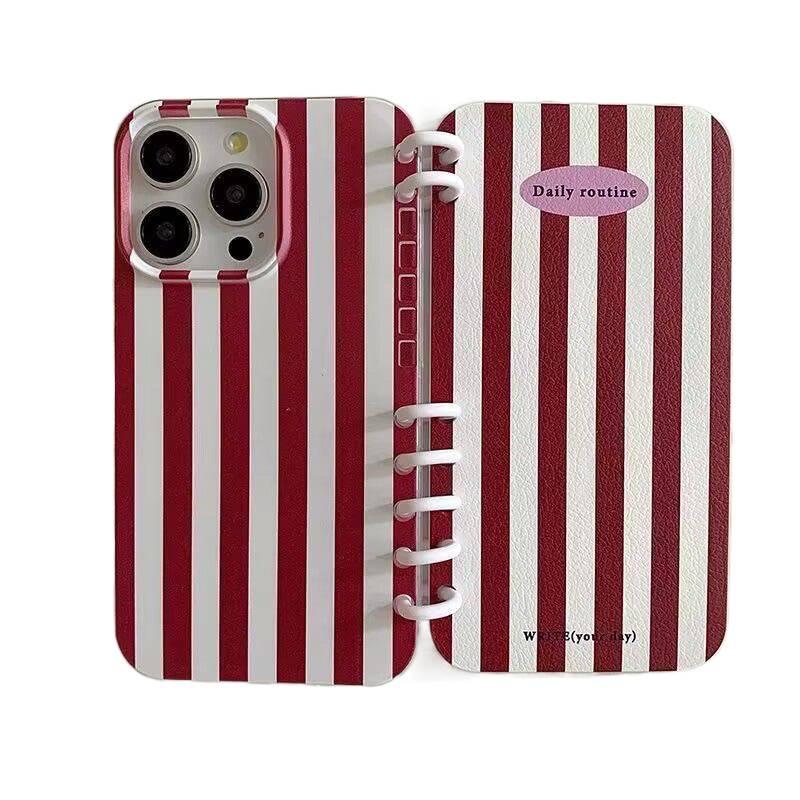 BB غطاء واقي بسيليكون لـ iPhone 15 / 15 Plus / 15 Pro / 15 Pro Max مع مقاوم للصدمات وحماية من السقوط مع مقاوم للصدمات مع نقشة مخططة باللون شفاف من السيليكون - Image 4