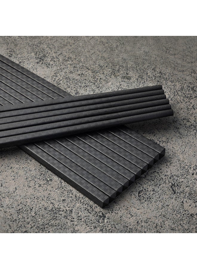 Black Chopsticks For Restaurant, School Canteen, Hotel, Hotel, Disinfection, Special Chopsticks For Commercial Wholesale-Color:Tengwangge Fine Sterilizer Special Chopsticks 24cm  - Image 1