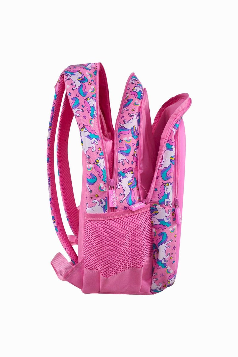 SMILY KIDDOS Sky Unicorn EVA Shell Backpack (19L) | Durable & Lightweight Kid's School Bag – Pink (45 x 30 x 14 cm) - Image 1