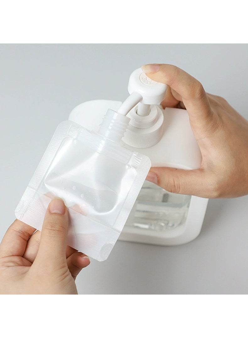 حقائب تغليف أساسية للسفر لمستحضرات التجميل، وجل الاستحمام، والشامبو، ومنظف الوجه، وزجاجات التخزين والتعبئة المحمولة للسفر - Image 3