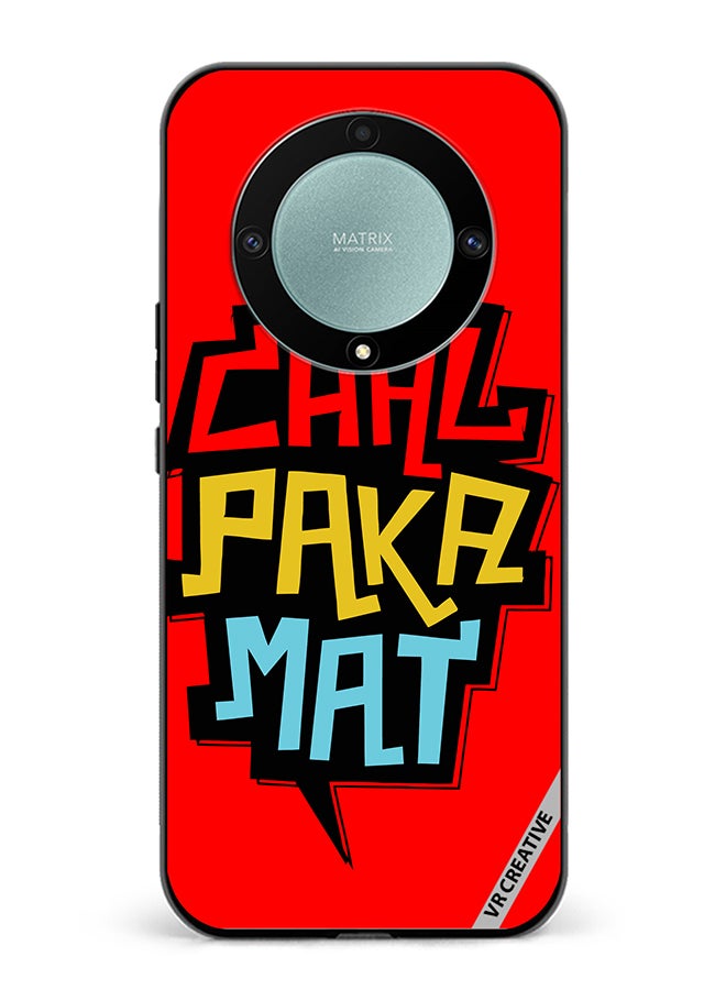 VR CREATIVE Protective Case Cover For Honor X9b Chal Paka Mat Hindi Quots Design Multicolour - Image 1
