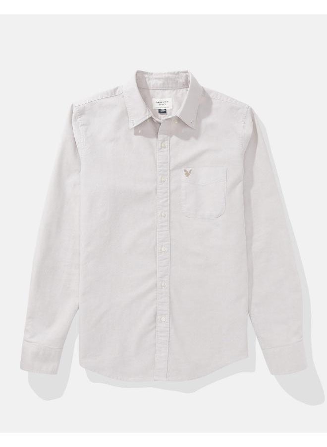 American Eagle AE Everyday Oxford Button-Up Shirt  - Image 1