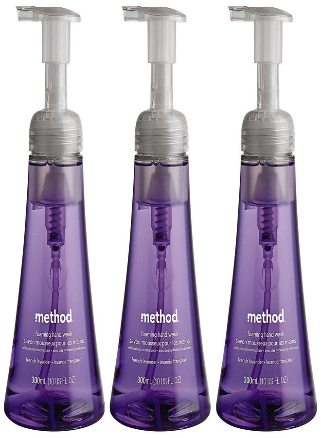 Method Foaming Hand Wash, French Lavender, 10 Fl Oz (Pack of 3)
