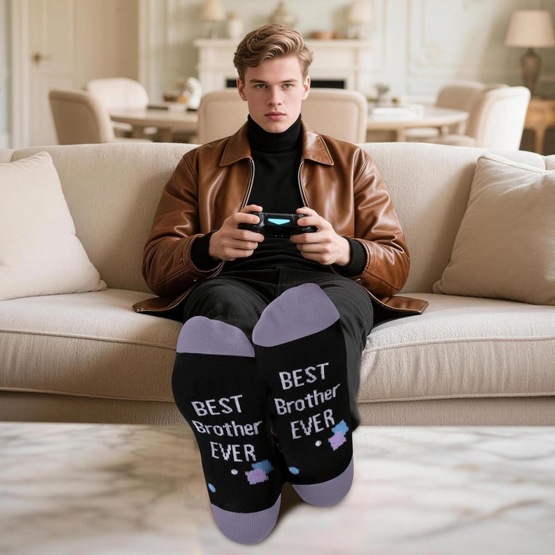 Kelool Do Not Disturb I'm Gaming Socks,Men Gifts for Men Teen Boys Dad Him Son Fathers,Valentines Day Mens Gifts for Him Kids - Image 2