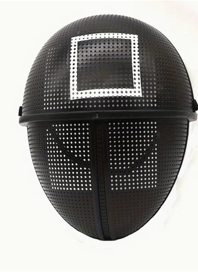 Generic - Squid Game mask, Korean mask, party accessory, series mask, unique mask Squid Game Inspired Mask for Fans Unique Mask from the Korean Series "Squid Game" Stylish Mask Perfect for Costume Parties Must-Have Accessory for Squid Game Enthusiasts Durable and Eye-Catching Mask for Events - Image 1