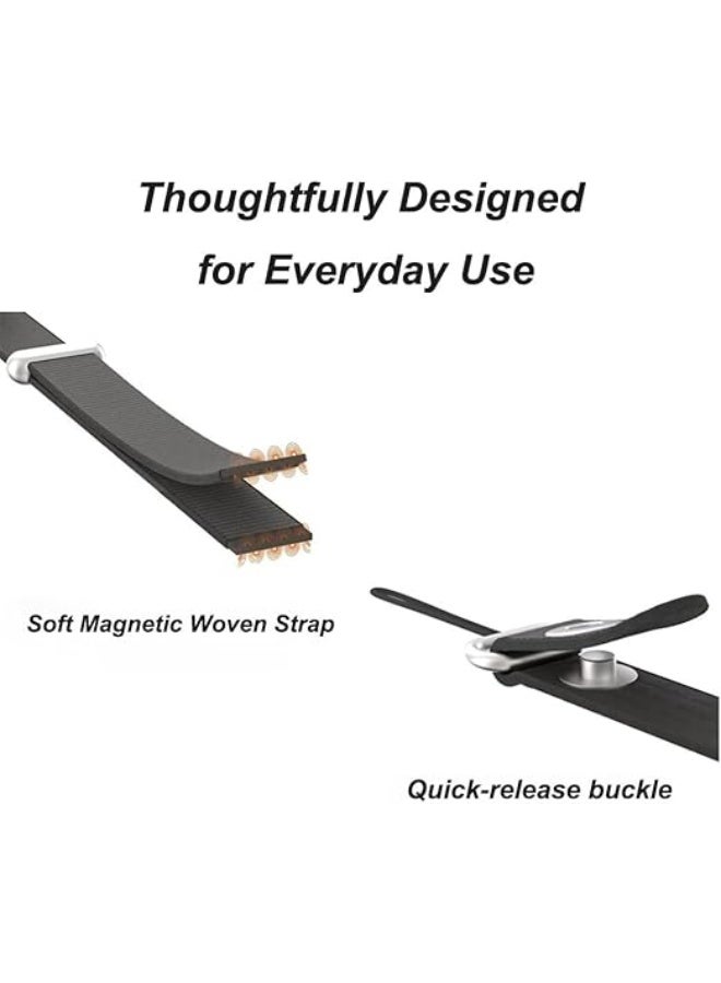 بلو فاير حزام تعليق للهاتف على شكل كروس بودي متوافق مع سلسلة آيفون 17، حبل عنق قابل للتعديل مضاد للسرقة مع حزام مغناطيسي من قماش معاد تدويره، مشبك فك سريع، مناسب للارتداء حول الرقبة أو على الكتف أو ككروس بودي، مثالي للسفر والاستخدام اليومي والأنشطة الخارجية - Image 5