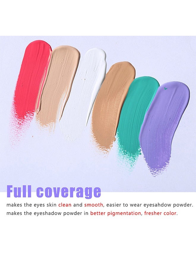 VERONNI Eyeshadow Primer，Matte Eyeshadow Primer for Oily Lids ，No Crease Eye Primer Makeup Eyeshadow Base ，Waterproof & Smudge-proof & Long Lasting Cream Liquid Eye-shadow for All Shadows # MEDIUM - Image 4