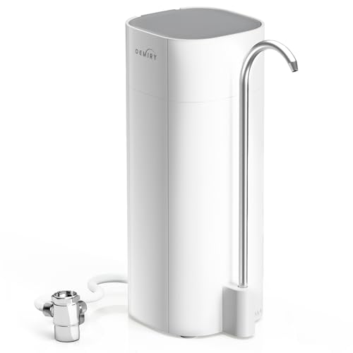 OEMIRY Countertop Water Filter 8000 Gallons Alkaline Water Filtration System Reduces 9999 Chlorine Heavy Metals Bad Odor OMCF021 Filter Included