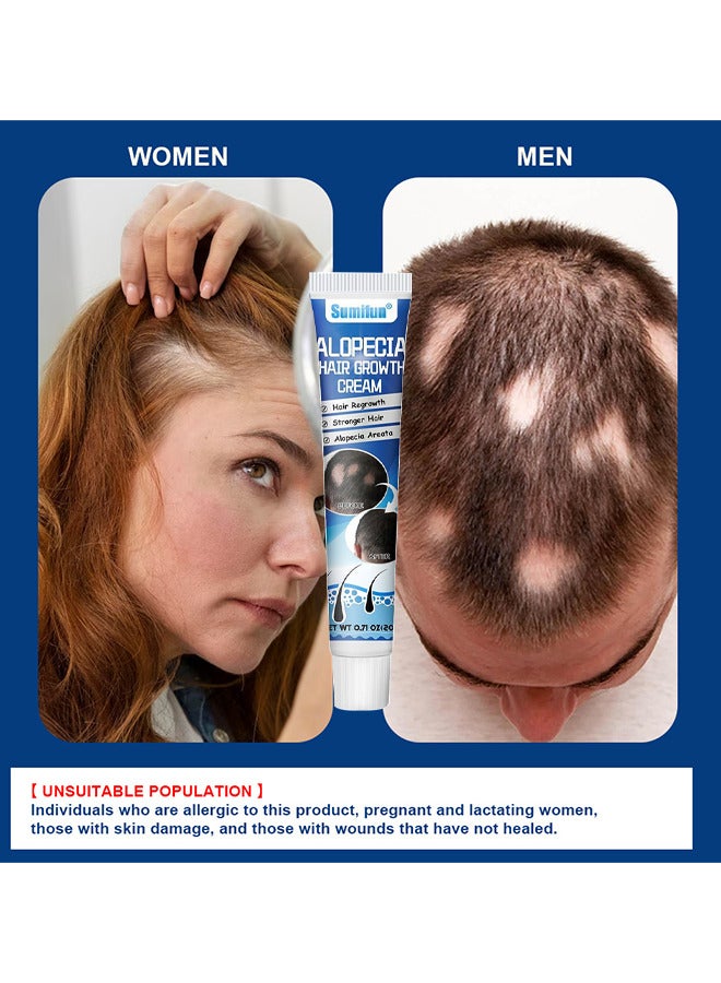 سوميفون كريم نمو الشعر بالثعلبة 20 جرام لتعزيز نمو شعر الرجال ومنع تساقط الشعر والعناية بالشعر - Image 3