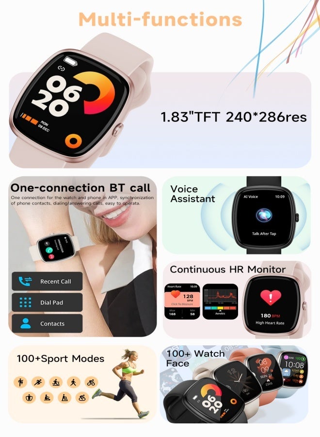 New Sports 2025 Smart Watch Bluetooth Call True Heart Rate Pressure Running Sports Bracelet - Image 5
