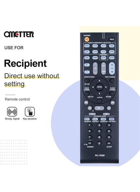 New RC-762M for Onkyo ht-r380 Remote Control AV Receiver HT-R290 HT-R390 HT-R538 TX-SR308 HT-S3400 HT-RC230 AVX290