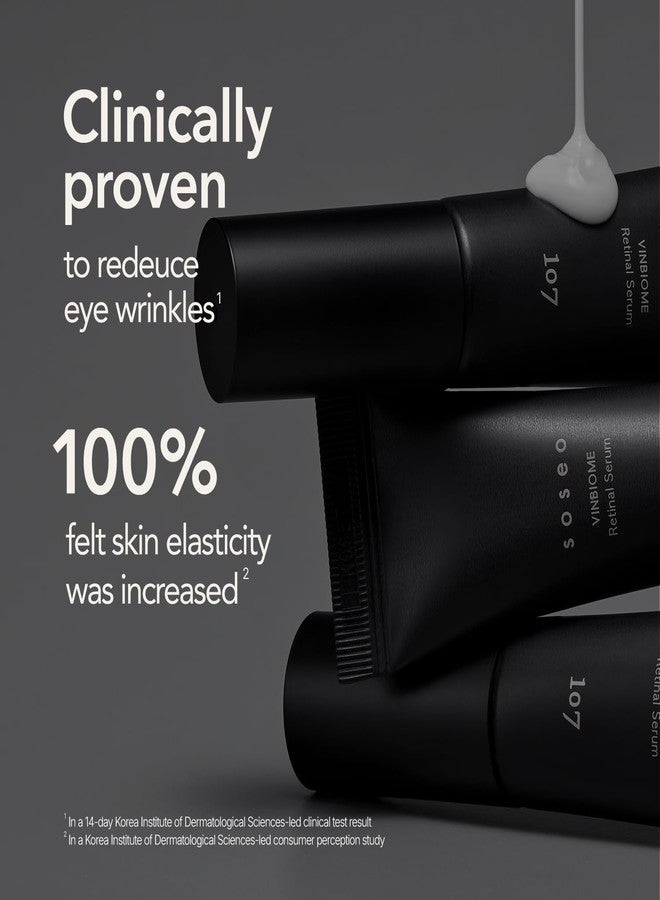 107 VINBIOME Retinal Serum, Retinal 0.1% & Ginseng, Hydrating & Firming Face, Supports Smooth & Youthful-Looking Skin, Gentle for Sensitive Skin (1.01 fl oz) - Image 5