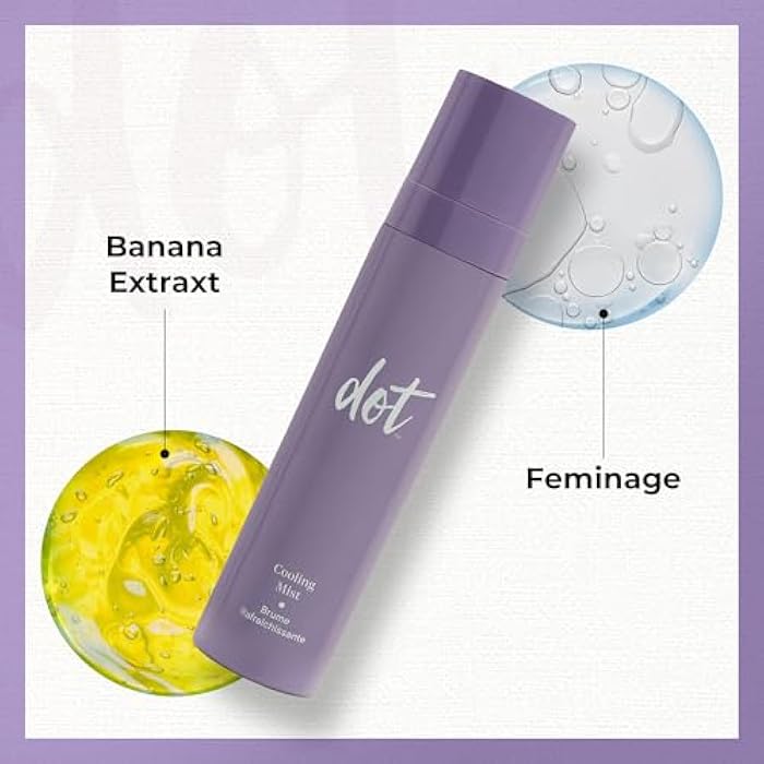 dot Cooling Facial Mist With Vitamin C, Plant-Based Antioxidants & Skin Revitalizing Feminage - Face Mist that Moistures, Rejuvenates & Clarifies – For All Skin Types – Menopause Skincare - 3.4 oz - Image 2
