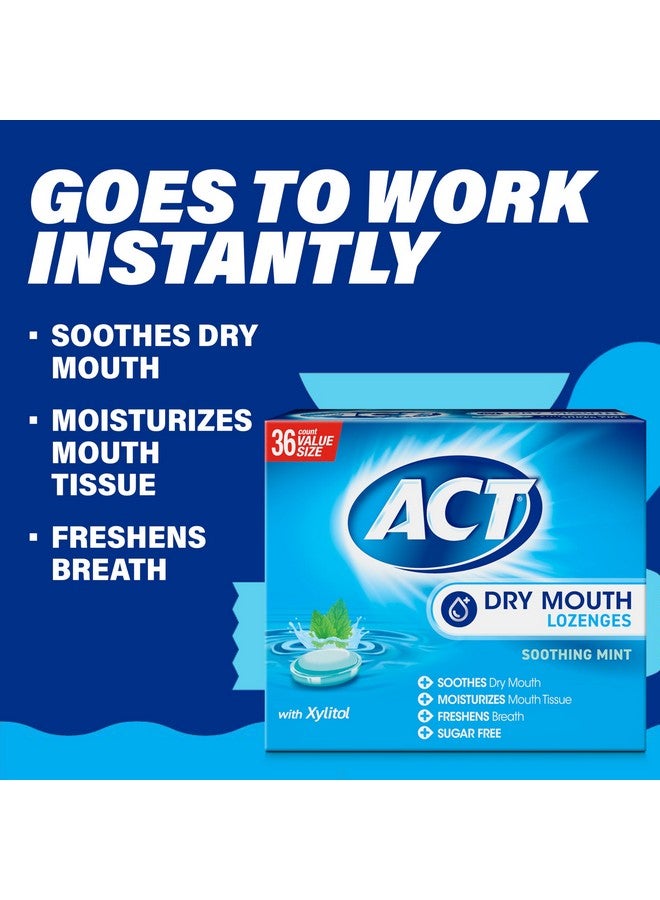 ACT Dry Mouth Lozenges With Xylitol, Soothing Mint, 36 Lozenges - Image 4