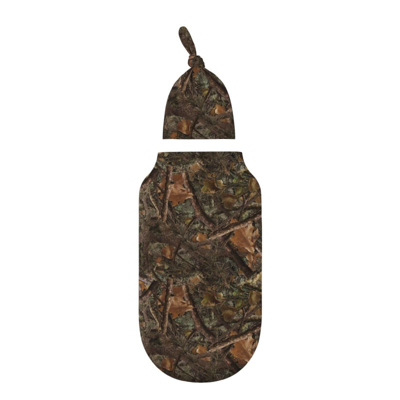 Figtihw Camo Swaddle Blankets Soft Receiving Blanket Baby Swaddle Wrap for Baby Girls Boys - Image 2