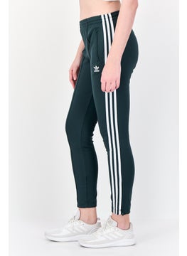 adidas Originals Women Sportswear Fit Outdoor Track Pants, Green  - Image 4