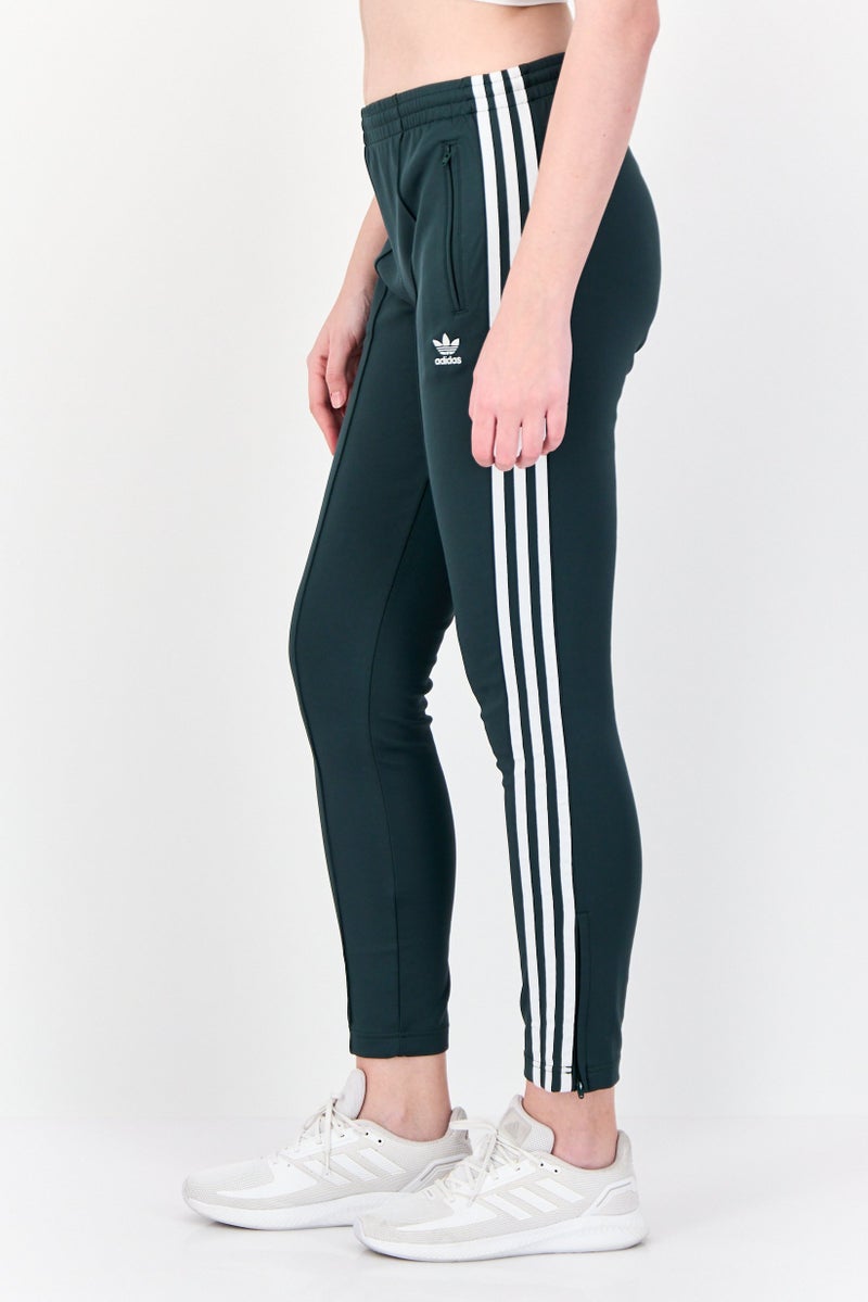 adidas Originals Women Sportswear Fit Outdoor Track Pants, Green  - Image 4