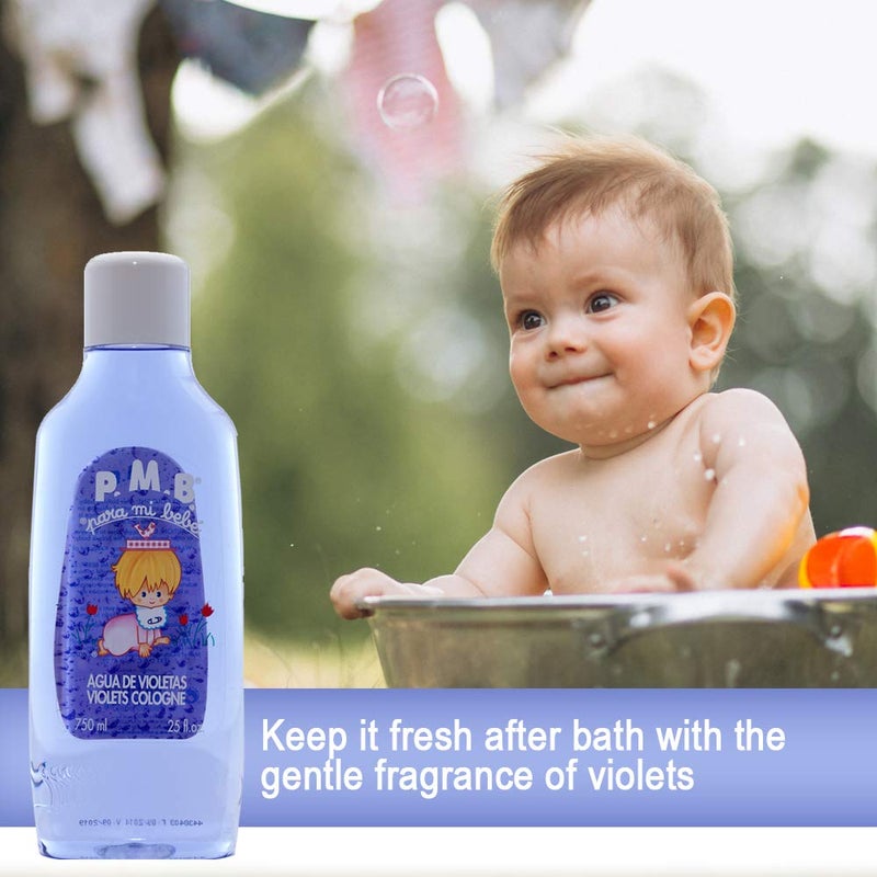 Para Mi Bebe Agua De Violetas Splash Cologne, 25 Ounce - Image 3