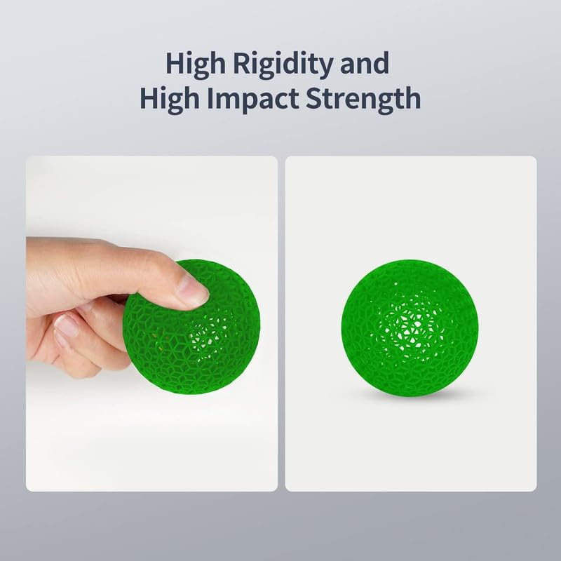 3idea Tough Resin, 3D Printer Resin with High Precision and High Toughness, 365-405nm Fast Curing 3D Resin for 4K 8K LCD/DLP/SLA 3D Printing (Tran-Green, 1kg) - Image 4