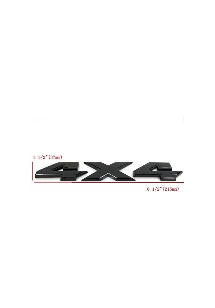 Yoaoo شعار يوآو® الأسود الأصلي 4X4 لرام 3D ملصق لسيارات دودج رام 1500 2500 3500 - Image 4